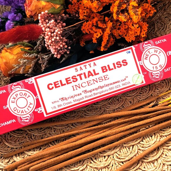 Celestial Bliss Incense authentic Satya Hand Rolled Sticks 3 Boxes - Picture 1 of 5